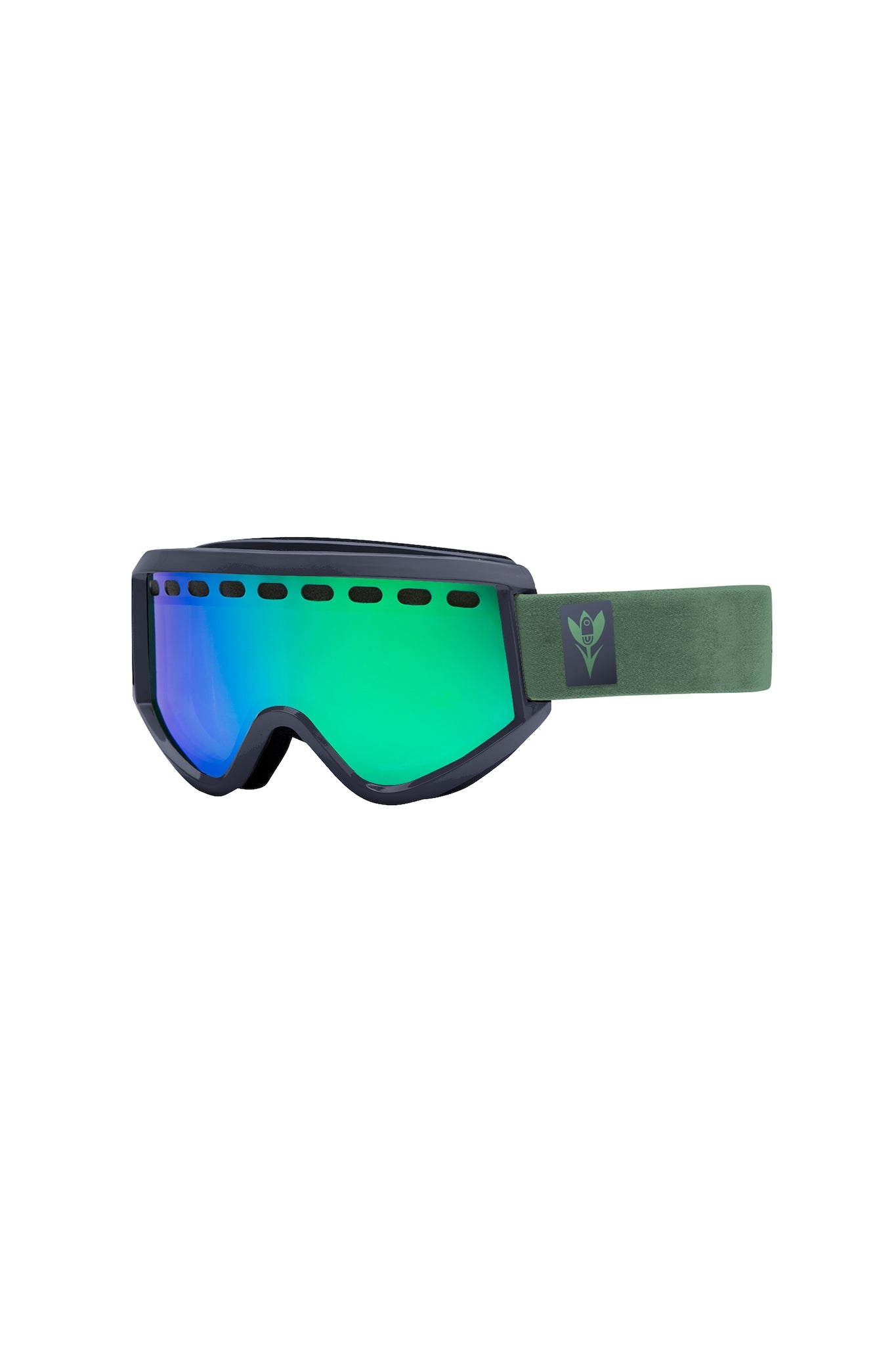 Snowboard goggle product photo