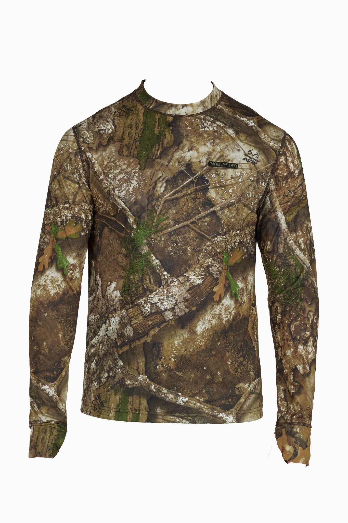 Long Sleeve shirt floating with a white background