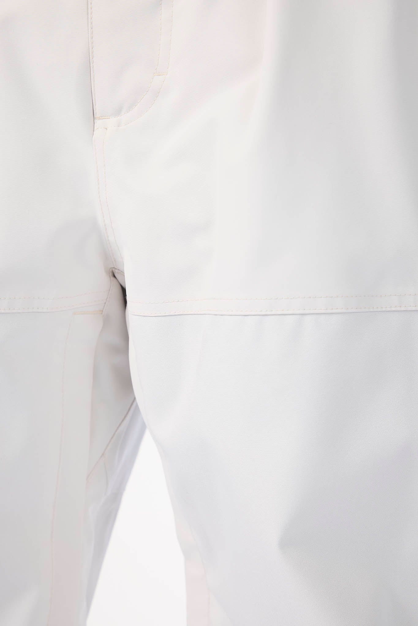 Close-up of a white fabric texture