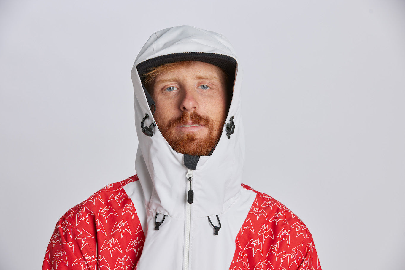 mens snowboard jacket detail photo