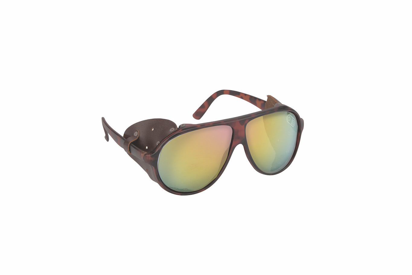 Black snowboard polarized sunglasses.