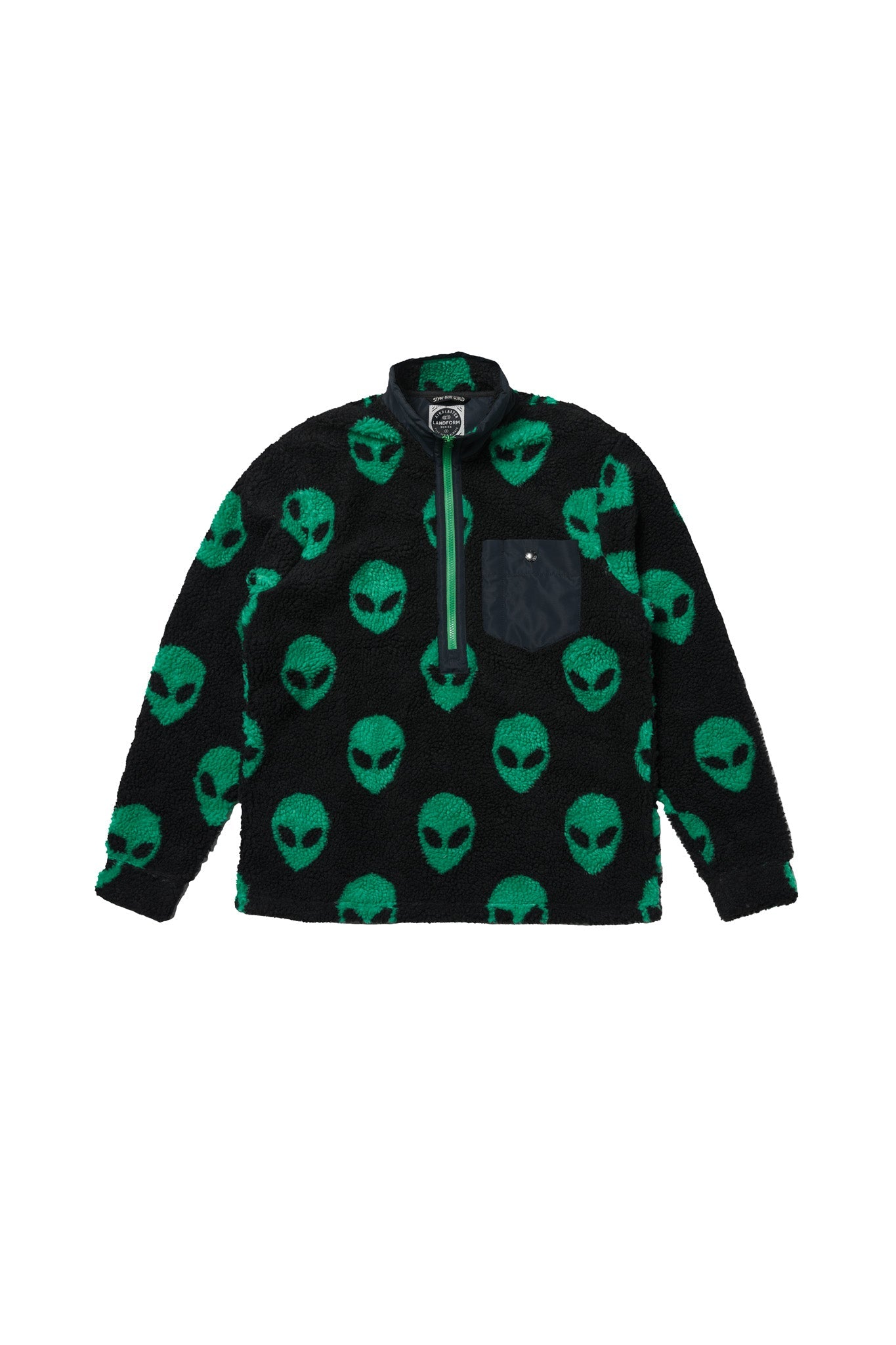 Sherpa Half Zip Product Image Alien