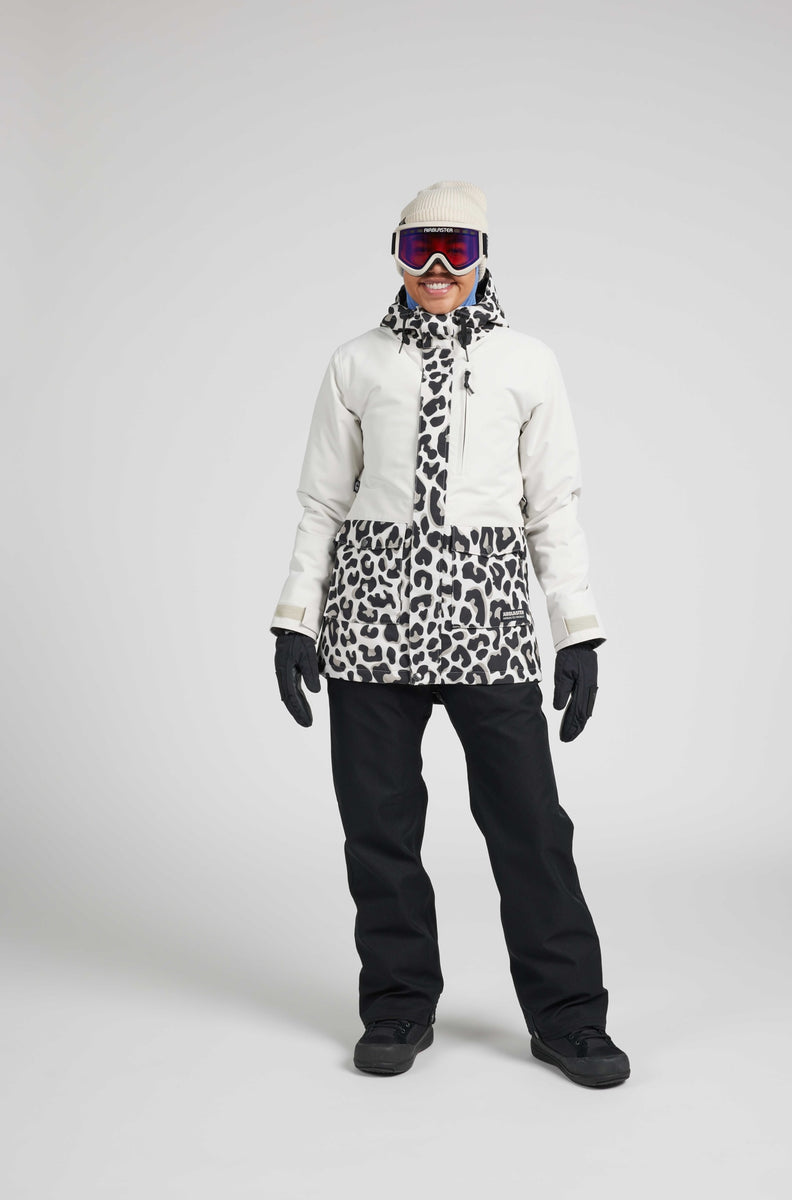 あいAIRBLASTER STAY WILDパーカー グレー/ホワイト M Stay Wild Parka Jacket – Airblaster