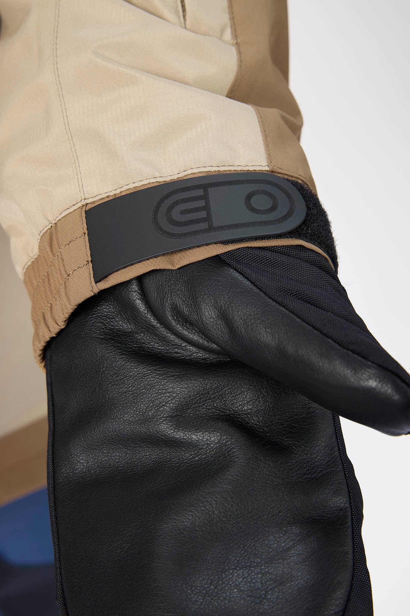 cuff tab around the wrist