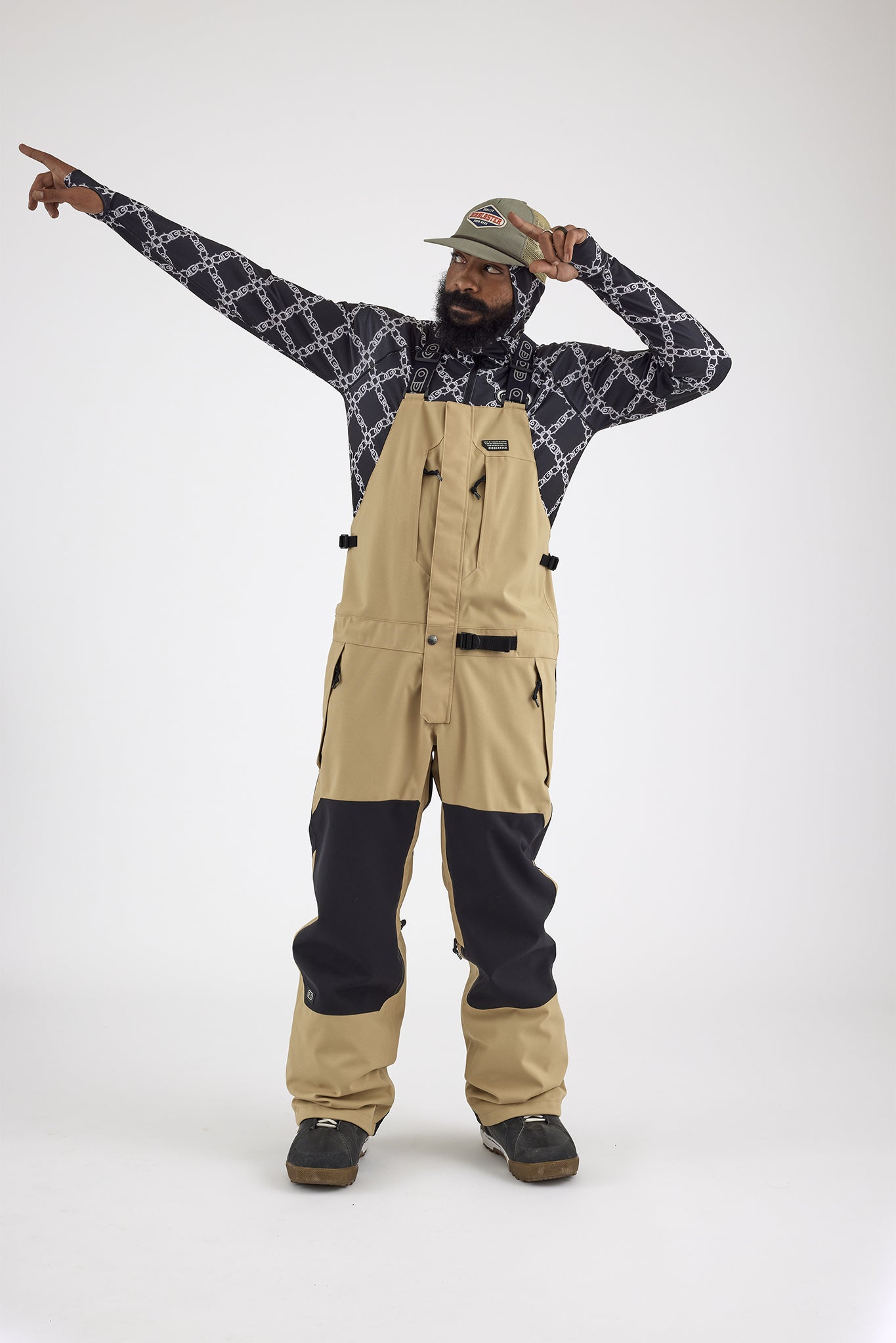 Stretch Krill Bib Sale – Airblaster - Main Image